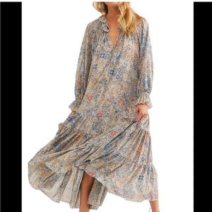 Feeling groovy free people maxi dress size M